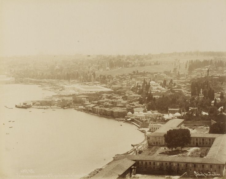 Panoramik Eyüp ve Haliç / Sébah ve Joaillier Fotoğrafı | Eski İstanbul Fot...