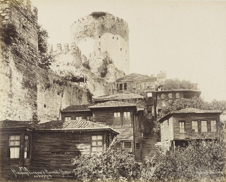 Rumeli Hisarı Evleri / Sébah ve Joaillier Fotoğrafı | Eski İstanbul Fotoğr...