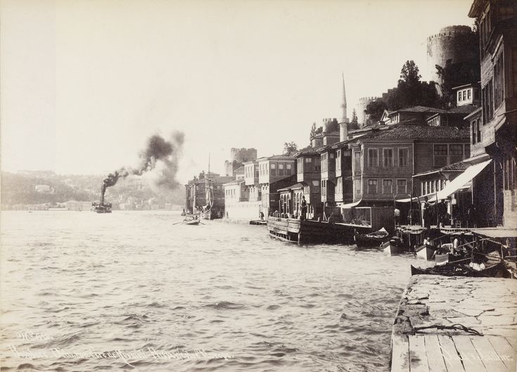 Rumelihisarı Sahil Boyu / Sébah ve Joaillier Fotoğrafı | Eski İstanbul Foto...