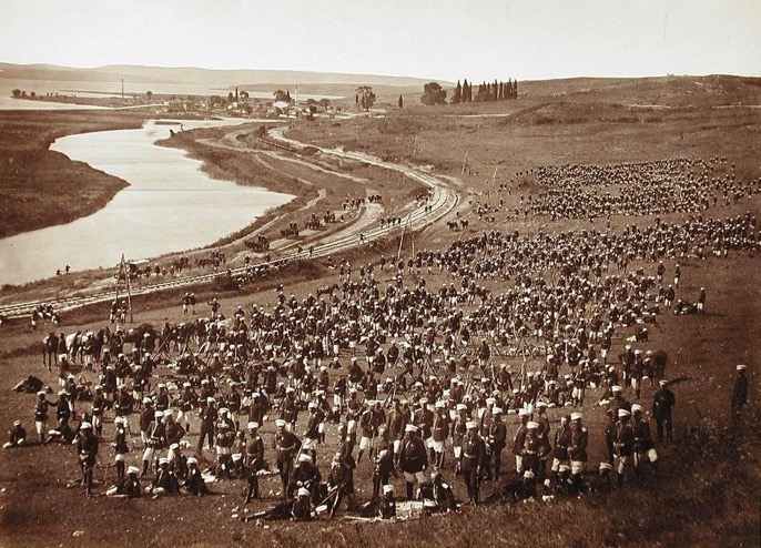 Russian Army in Front of Istanbul after the Occupation of Rumelia (Balkans), 187...