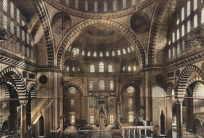 Süleymaniye Mosque I Camii, Istanbul, 1900s.
.
Love history? Become one of our p...