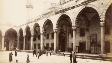 Sultan Ahmet Camii Avlusu / Sébah ve Joaillier Fotoğrafı | Eski İstanbul Fot...