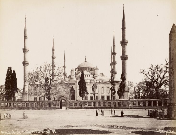 Sultan Ahmet Camii / Guillaume Berggren Fotoğrafı | Eski İstanbul Fotoğrafla...