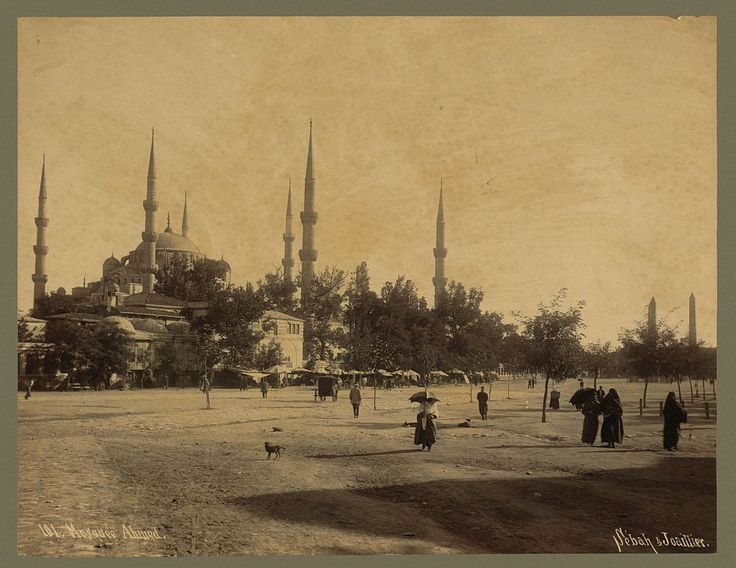 Sultan Ahmet Camii Sébah & Joaillier 1888-1910  LOC arşivi