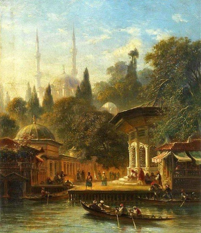 The Eyup Sultan (Abu Ayyub Al-Ansari) Mosque, Istanbul, 19th Century

Eyüp Camii...