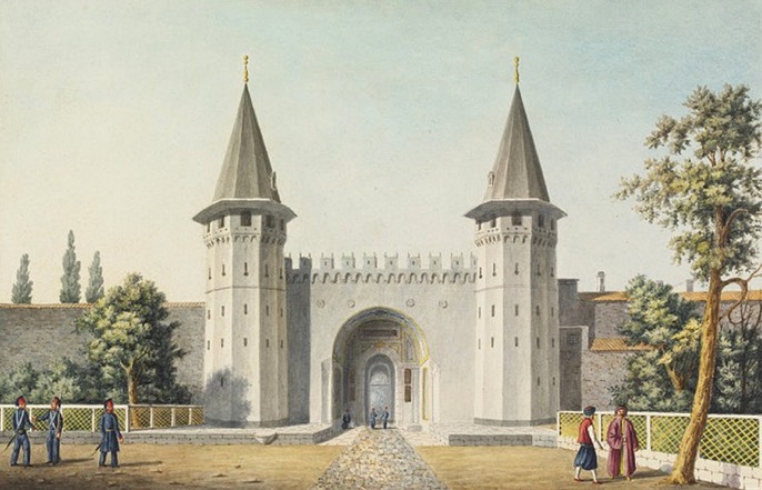 The Gate of Topkapi Palace, Istanbul, 1800s
Topkapı Sarayı Kapısı, İstanbul, 180...