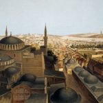 View of Istanbul from the Minaret of the Hagia Sophia Mosque, 1852 
Ayasofya Min...