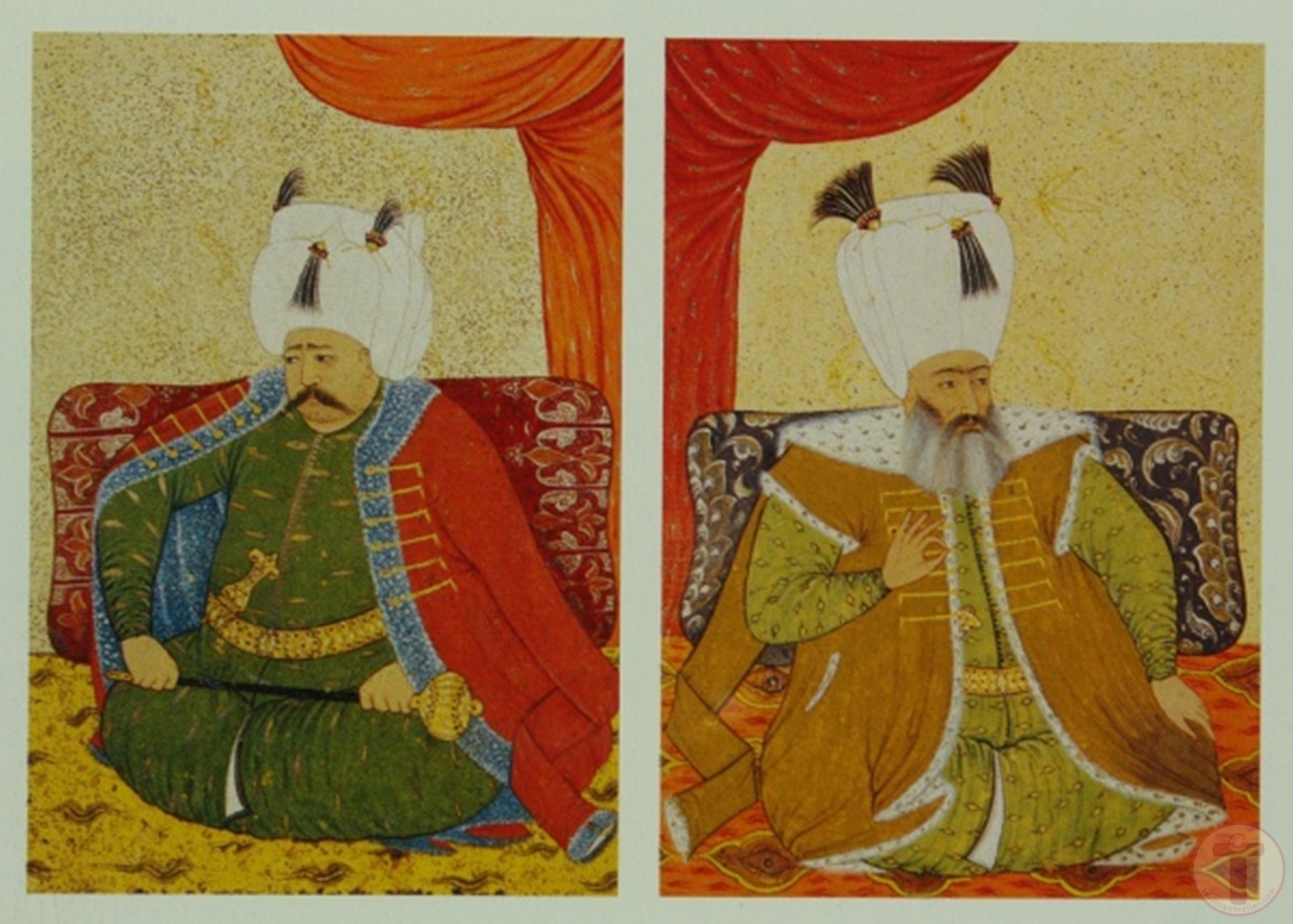 Yavuz Sultan Selim ve Oğlu Kanuni Sultan Süleyman