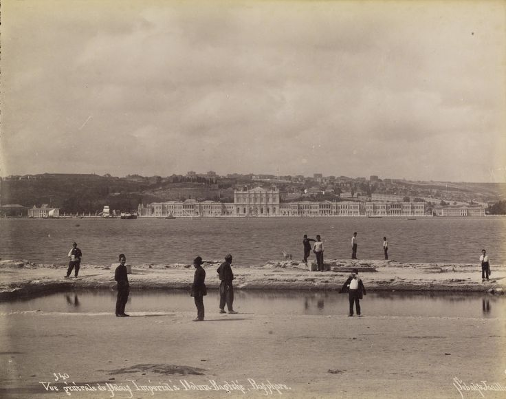 Üsküdar'dan Dolmabahçe Sarayı / Sébah ve Joaillier Fotoğrafı / 1883 |...