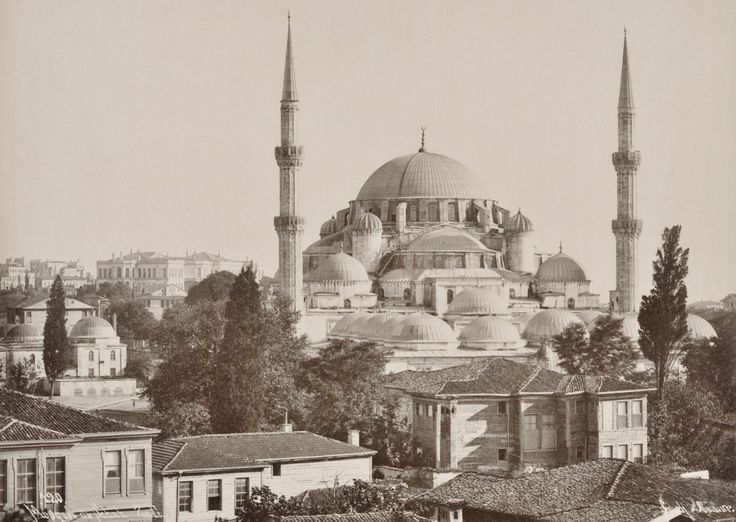 Şehzade Mehmet Camii, Sébah & Joaillier Fotoğrafı.